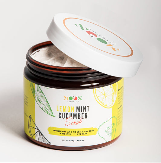 Lemon Mint Cucumber Scrub