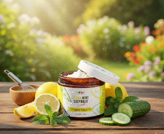 Lemon Mint Cucumber Scrub