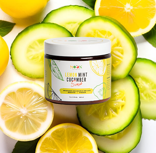 Lemon Mint Cucumber Scrub